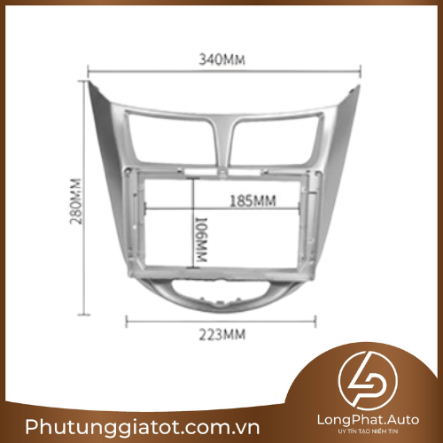 Mặt dưỡng màn hình Android Hyundai Accent