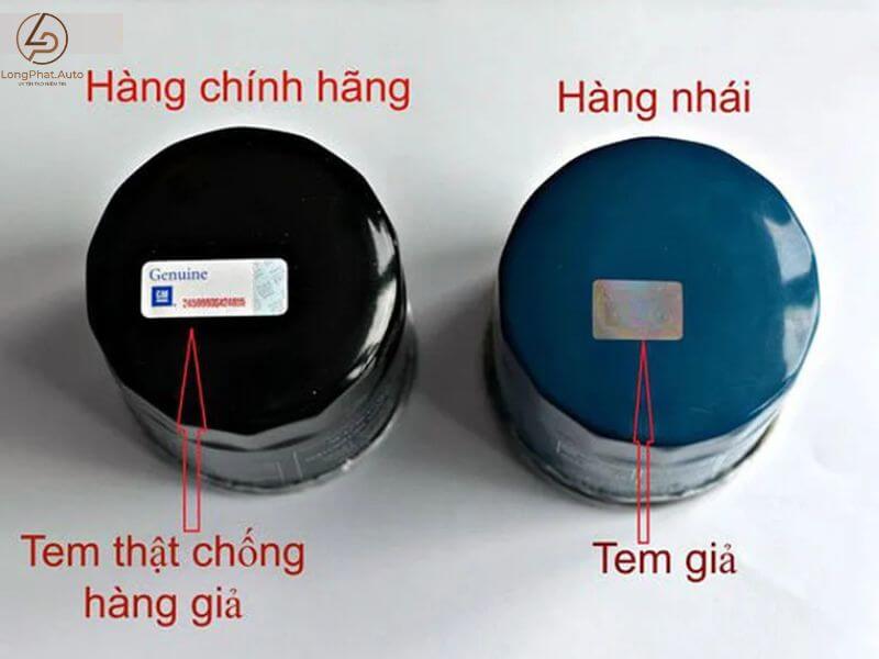 Phụ tùng ô tô chính hãng luôn có tem chống hàng giả